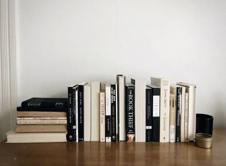 books on shelf